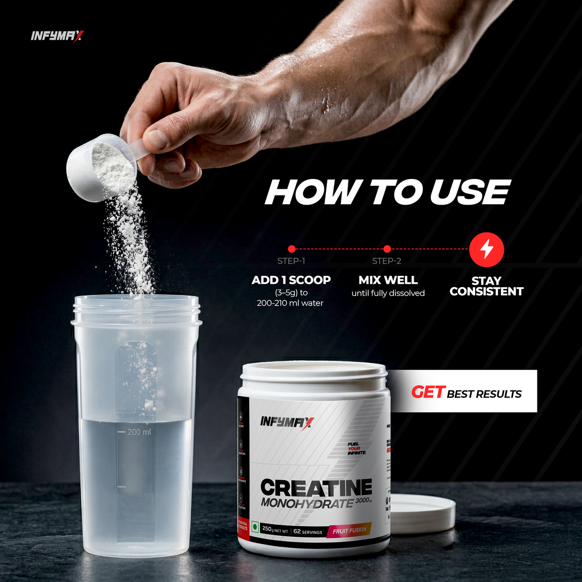 Creatine Monohydrate Fruit Fusion